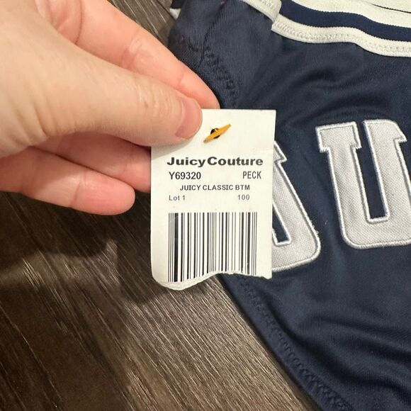 Juicy Couture Women’s Large Vintage Y2K 2000s Spellout Bikini Bottoms Deadstock - Picture 4 of 7